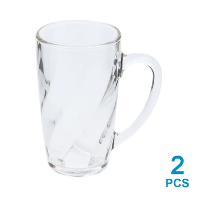 Gambar Glasslock 360 Ml Set 2 Pcs Spin Mug