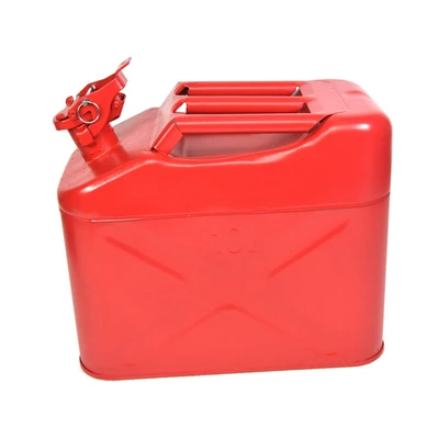 Gambar Krisbow 10 Ltr Jerigen Bahan Bakar Besi - Merah