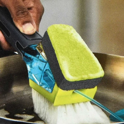 Gambar Casabella Sikat Dan Sponge Pembersih 37x35x12.5 cm - Abu-Abu