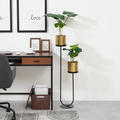 Gambar Informa Pot Tanaman Dengan Stand 104.5 cm - Gold