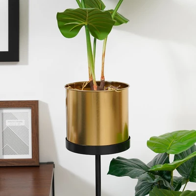 Gambar Informa Pot Tanaman Dengan Stand 104.5 cm - Gold