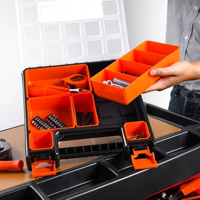Gambar Tactix Kotak Perkakas Plastik Modular 29.5 cm