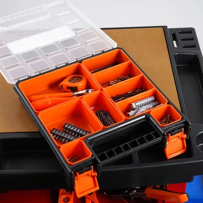 Gambar Tactix Kotak Perkakas Plastik Modular 29.5 cm