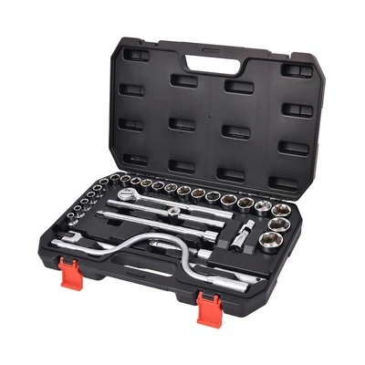 Gambar Tactix Kunci Sok SQ1/2 Inch Set 28 pcs
