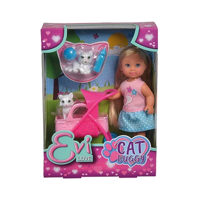 Gambar Simba Toys Set Boneka Evi Cat Buggy