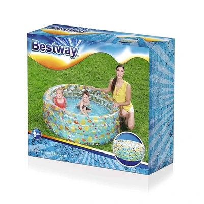 Gambar Bestway Tropical Kolam Renang Anak 150x150x53 Cm - Mix