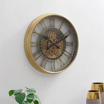 Gambar Informa Jam Dinding Gear 54.5 cm - Bronze