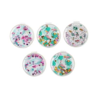 Gambar Pretty Missy Cermin Travel Dengan Glitter 1 Random