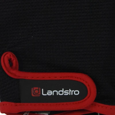 Gambar Landstro Sarung Tangan Sepeda Flow Half Finger Ukuran L Hf19 - Hitam/merah