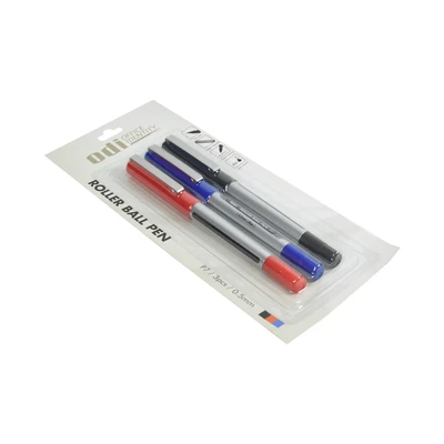 Gambar Odi Set 3 Pcs Roller Ball Pen 0.5mm - Mix