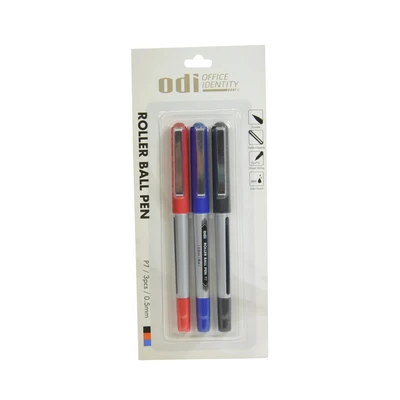 Gambar Odi Set 3 Pcs Roller Ball Pen 0.5mm - Mix