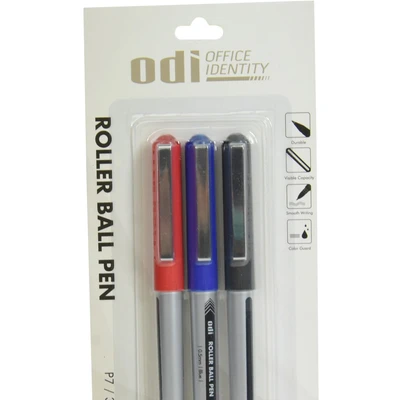 Gambar Odi Set 3 Pcs Roller Ball Pen 0.5mm - Mix