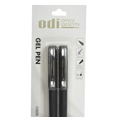 Gambar Odi Set 2 Pcs Pen Gel 0.7mm - Hitam