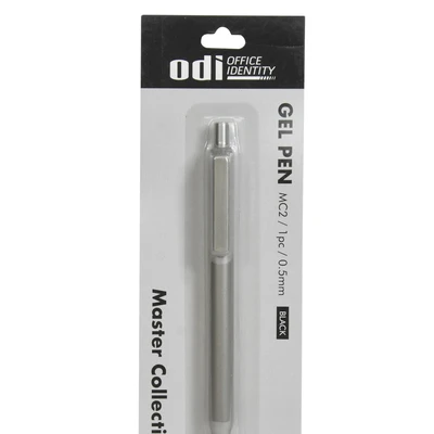 Gambar Odi Premium Retractable Pen Gel 0.5mm - Hitam