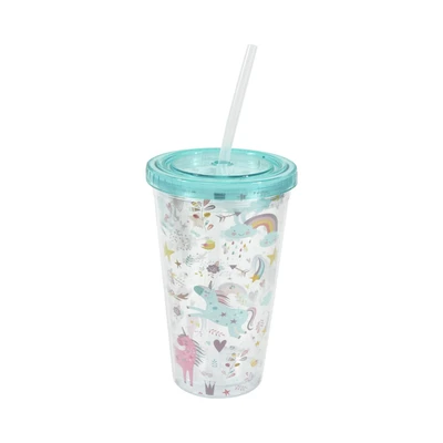 Gambar Krishome 450 Ml Unicorn Tumbler & Sedotan