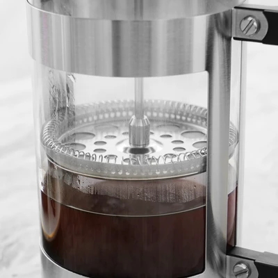 Gambar Delicia 1 Ltr Teko Kopi French Press - Silver