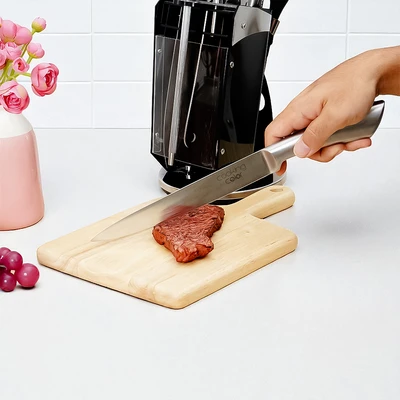 Gambar Cooking Color Leta Pisau Dapur Dengan Blok Penyimpanan Set 7 pcs