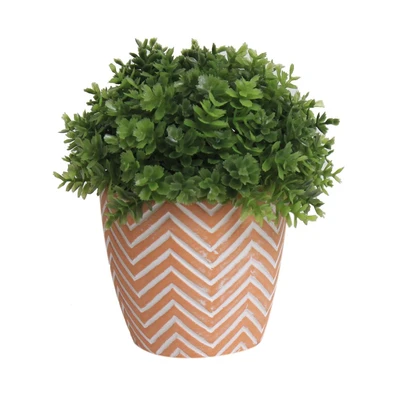 Gambar Informa Tanaman Artifisial Leaves Dengan Pot 12.7x12.7x16.5 cm - Hijau