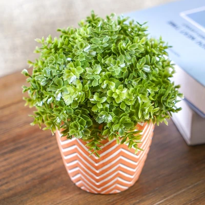 Gambar Informa Tanaman Artifisial Leaves Dengan Pot 12.7x12.7x16.5 cm - Hijau