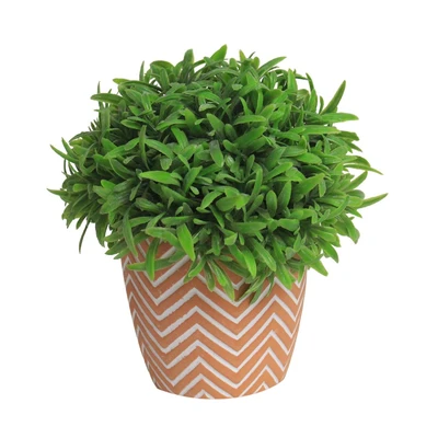 Gambar Informa Tanaman Artifisial Leaves Dengan Pot 12.7x12.7x15.2 cm - Hijau