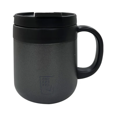 Gambar Appetite 350 Ml Jiku Mug Vacuum Flask Dengan 2 Tutup - Hitam