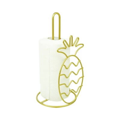 Gambar Informa Rhea Tempat Tisu Dapur Metal Pineapple - Gold