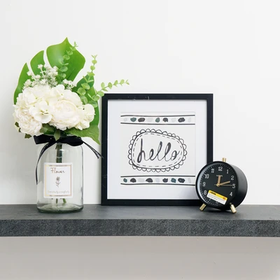 Gambar Informa Rak Dinding 80x23.5x3.8 cm - Hitam Dark Stone