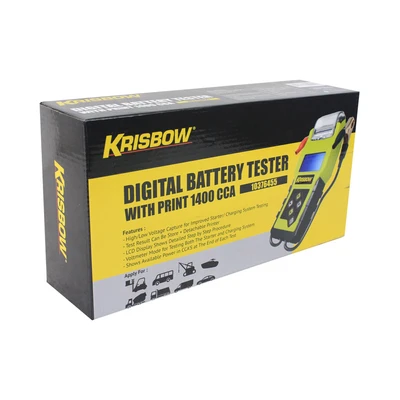 Gambar Krisbow Tester Baterai Print 50-1400Cca Erbtp14
