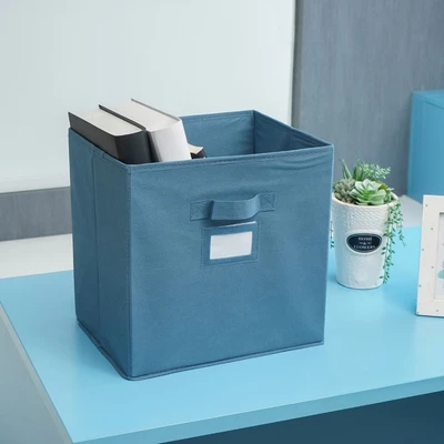 Gambar Informa Kotak Penyimpanan Lipat 32x25x32 cm - Biru