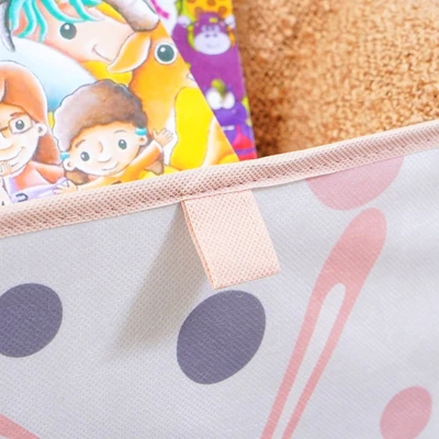 Gambar Informa Kotak Penyimpanan Lipat Motif Rabbit 29x23x29 cm - Pink