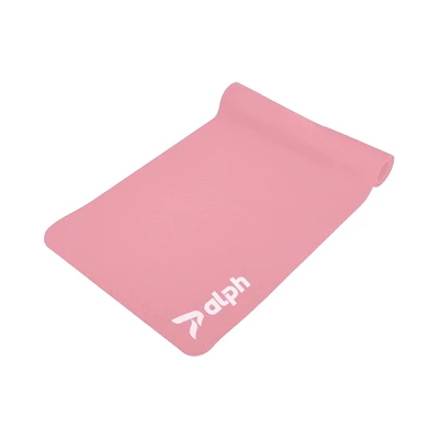 Gambar Alph Matras Yoga Tpe Single Layer Pattern Weave - Pink