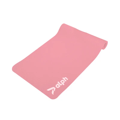 Gambar Alph Matras Yoga Tpe Single Layer Pattern Weave - Pink