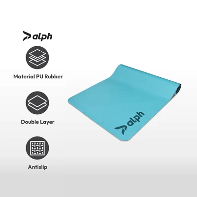 Gambar Alph Matras Yoga Double Layer Bottom - Tosca