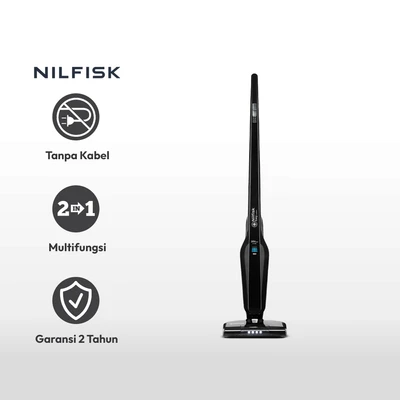 Gambar Nilfisk Vacuum Cleaner Dry Cordless 2 In 1 20v - Hitam