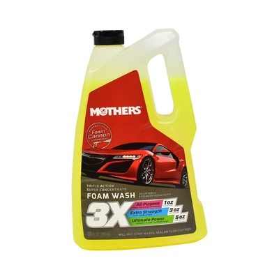 Gambar Mothers Foam Wash Triple Action Shampoo Mobil 2.9 Ltr