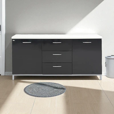 Gambar Informa Denver II Base Kabinet Dapur 180x60x85 cm - Hitam