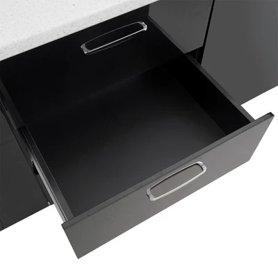 Gambar Informa Denver II Base Kabinet Dapur 180x60x85 cm - Hitam