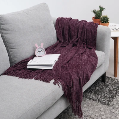 Gambar Informa 130x150 Cm Caitlyn Selimut Throw - Ungu