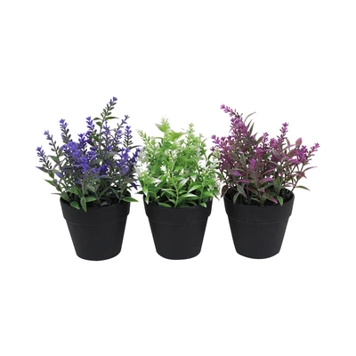 Gambar Informa 20.5 Cm Set 3 Pcs Bunga Artifisial Lavender