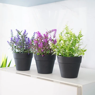 Gambar Informa 20.5 Cm Set 3 Pcs Bunga Artifisial Lavender