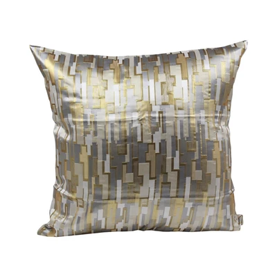 Gambar Informa Sarung Bantal Sofa Polyester Stripes 45x45 cm - Gold