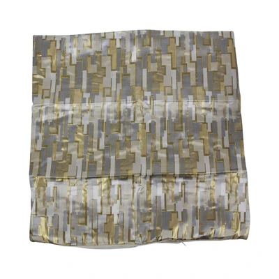 Gambar Informa Sarung Bantal Sofa Polyester Stripes 45x45 cm - Gold