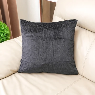 Gambar Informa Sarung Bantal Sofa 43x43 Cm Retro - Hitam