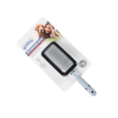 Gambar Pawise Sisir Anjing & Kucing Rotatable 15 cm - Biru