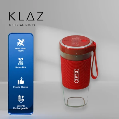 Gambar Klaz Blender Portabel 300 ml 50 watt - Merah