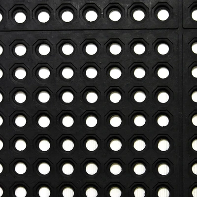 Gambar Krisfloor 91x91x1 cm Karpet Heavyduty Anti Slip - Hitam