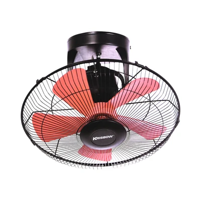 Gambar Krisbow Kipas Angin Plafon Orbit 16 Inch 80 Watt - Merah