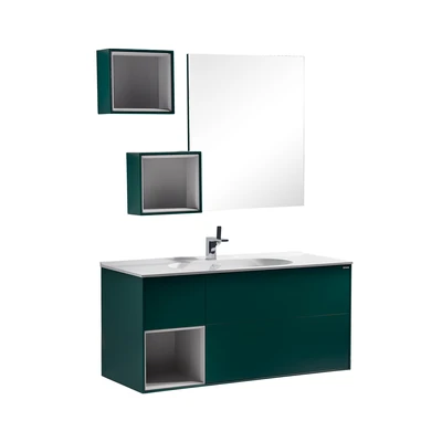 Gambar Home Galleria Oudina II Set Kabinet Kamar Mandi - Hijau