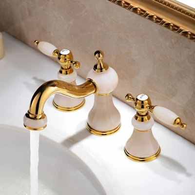 Gambar Home Galleria Obelia Keran Wastafel - Gold