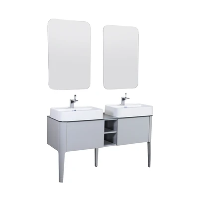 Gambar Home Galleria Set Osborn Kabinet Kamar Mandi Dengan 2 Wastafel